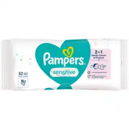Jumbo Pampers Sensitive Babydoekjes x52 Doekjes aanbieding
