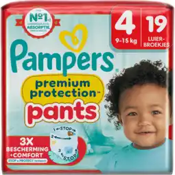 Jumbo Pampers Premium Protection Pants Maat 4, 19 Luierbroekjes aanbieding