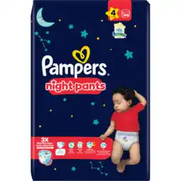Jumbo Pampers Night Pants Maat 4, 40 luierbroekjes aanbieding