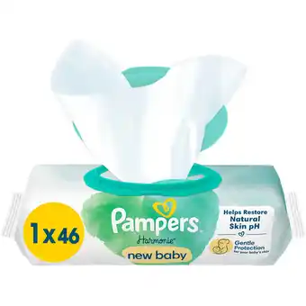 Jumbo Pampers Harmonie New Baby Doekjes x 46 aanbieding