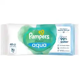 Jumbo Pampers Harmonie Aqua Babydoekjes x 48 aanbieding