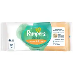 Jumbo Pampers Harmonie Protect & Care Babydoekjes x 44 aanbieding