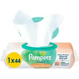 Jumbo Pampers Harmonie Protect & Care Babydoekjes x 44 aanbieding