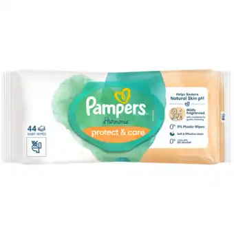 Jumbo Pampers Harmonie Protect & Care Babydoekjes x 44 aanbieding