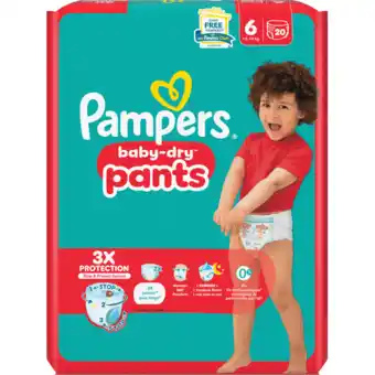 Jumbo Pampers Baby-Dry Pants Luierbroekjes Maat 6, 20 Luierbroekjes aanbieding