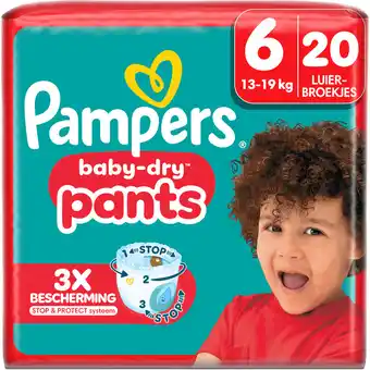 Jumbo Pampers Baby-Dry Pants Luierbroekjes Maat 6, 20 Luierbroekjes aanbieding