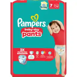 Jumbo Pampers Baby-Dry Pants Luierbroekjes Maat 7, 18 Luierbroekjes aanbieding