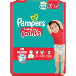 Jumbo Pampers Baby-Dry Pants Luierbroekjes Maat 7, 18 Luierbroekjes aanbieding