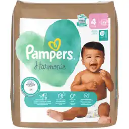 Jumbo Pampers Harmonie Luiers Maat 4, 22 Luiers aanbieding