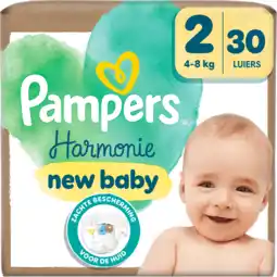 Jumbo Pampers Harmonie Luiers Maat 2, 30 Luiers aanbieding