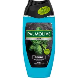 Jumbo Palmolive Men Sport 3-in-1 douchegel met etherische oliën van munt en cedernaalden 250ml aanbieding