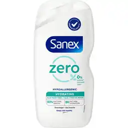 Jumbo Zuiverende douchegel Sanex Zero% voor alle huidtypes {400ml} aanbieding