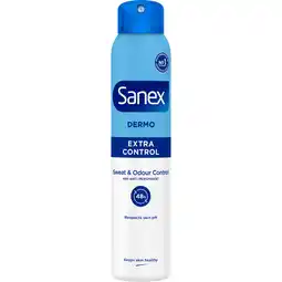 Jumbo Sanex Dermo Extra Control 48h Anti-transpirant Spray 200ml aanbieding