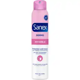 Jumbo Sanex Dermo Invisible 24h Anti-transpirant Spray 200ml aanbieding