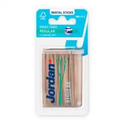 Jumbo Jordan Sticks Fluoride Mint Double Ended Regular 100 Stuks aanbieding