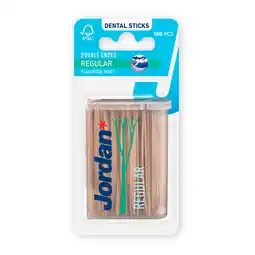 Jumbo Jordan Sticks Fluoride Mint Double Ended Regular 100 Stuks aanbieding