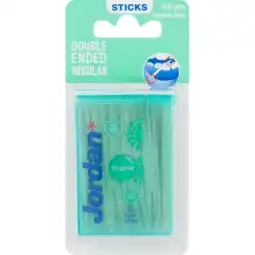 Jumbo Jordan Sticks Fluoride Mint Double Ended Regular 100 Stuks aanbieding