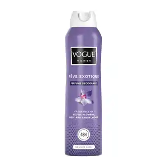 Jumbo Vogue Cosmetics Rêve Exotique Parfum Deodorant 150 ml aanbieding