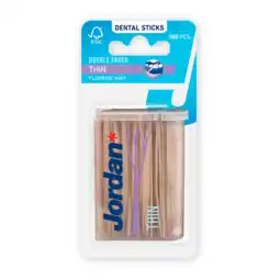 Jumbo Jordan Dental Sticks Thin Fluoride Mint 100 Stuks aanbieding