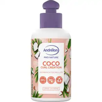 Jumbo Andrélon Pro Nature Leave In Coco Curl Cream 200 ML aanbieding