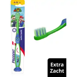 Jumbo Prodent Junior 6-13 jaar Tandenborstel Super Mario 1 stuk aanbieding