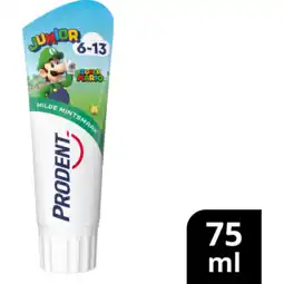 Jumbo Prodent Junior 6-13 jaar Tandpasta Super Mario 75 ml aanbieding
