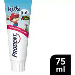 Jumbo Prodent Kids 0-6 jaar Tandpasta Super Mario 75 ml aanbieding