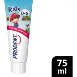 Jumbo Prodent Kids 0-6 jaar Tandpasta Super Mario 75 ml aanbieding