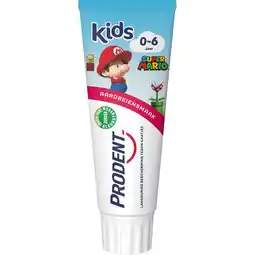 Jumbo Prodent Kids 0-6 jaar Tandpasta Super Mario 75 ml aanbieding