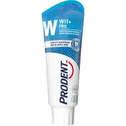 Jumbo Prodent Tandpasta Wit + Fris 75 ml aanbieding