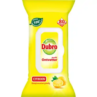 Jumbo Dubro Multi Ontvetter doekjes 80st aanbieding