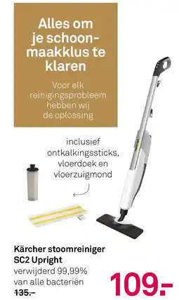 Karwei Kärcher stoomreiniger SC2 Upright aanbieding