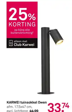 Karwei KARWEI tuinsokkel Owen aanbieding