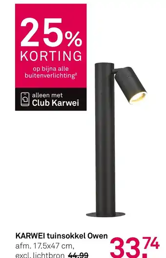 Karwei KARWEI tuinsokkel Owen aanbieding