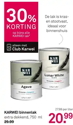 Karwei KARWEI binnenlak aanbieding
