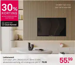 Karwei Lattenwand aanbieding