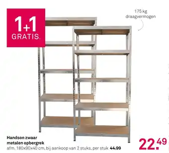 Karwei Handson zwaar metalen opbergrek aanbieding