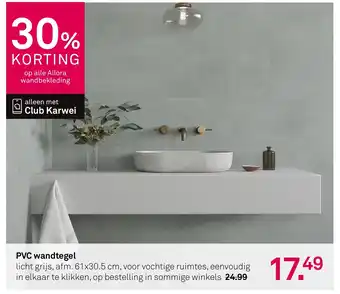 Karwei PVC wandtegel aanbieding