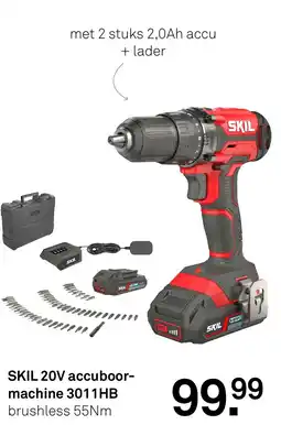 Karwei SKIL 20V accuboor- machine 3011HB aanbieding