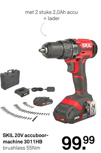 Karwei SKIL 20V accuboor- machine 3011HB aanbieding