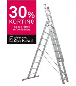 Karwei Op alle Altrex reformladders aanbieding