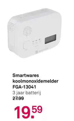 Karwei Smartwares koolmonoxidemelder FGA-13041 aanbieding