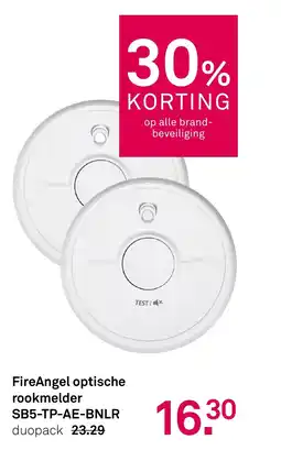 Karwei FireAngel optische rookmelder SB5-TP-AE-BNLR aanbieding