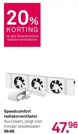 Karwei Speedcomfort radiatorventilator aanbieding