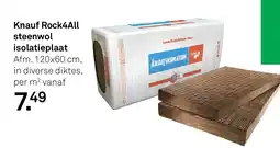 Karwei Knauf Rock4All steenwol isolatieplaat aanbieding