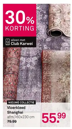 Karwei Vloerkleed Shanghai aanbieding