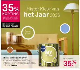 Karwei Histor MY color muurverf aanbieding