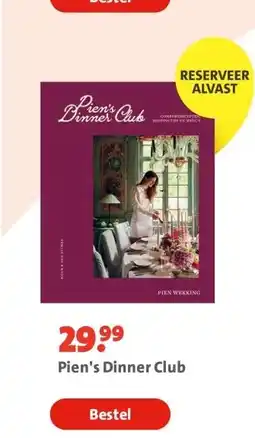 Bruna Pien's Dinner Club aanbieding
