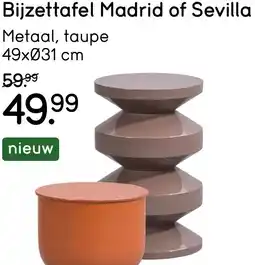 Leen Bakker Bijzettafel Madrid aanbieding