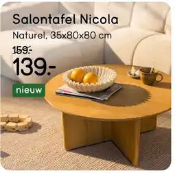 Leen Bakker Salontafel Nicola aanbieding